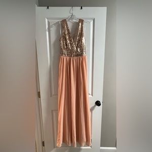 NWT Lulu’s Sequin Maxi Dress